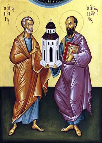 St Peter and St. Paul - a church  that we can see through the balance of witnesses.