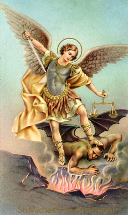 St. Michael defeating the Prince of Persia & Satan